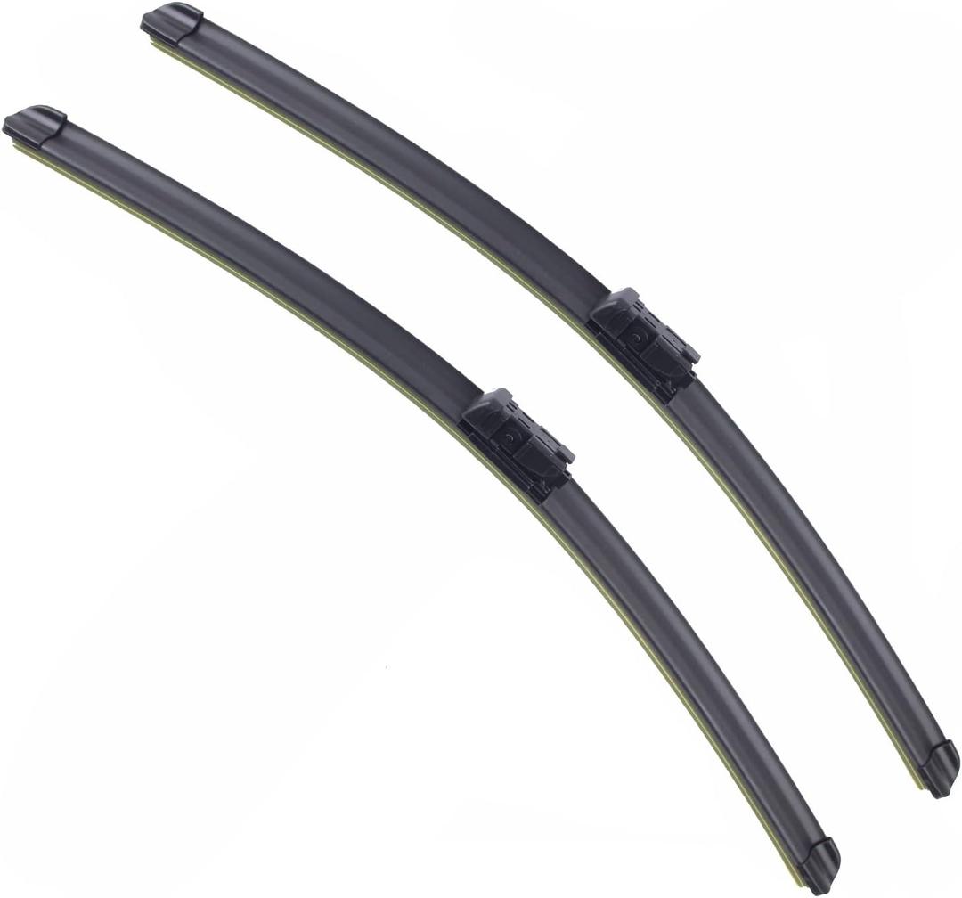 Original Equipment Replacement Windshield Wiper Blades For Mercedes-Benz GLE 2016-2017 ML350 ML63 2012-2015 GL350 GL450 GL550 2013-2016 Front Windscreen Wiper (CJ2623)