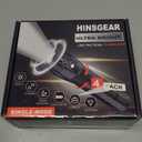 HinsGEAR 1 Mode Flashlights 4 Pack, Bright Zoomable LED Tactical Flashlight High Lumens, Water Resistant Portable Pocket Flash Light for Emergency, Camping Essentials, Gift - SL2000 (Black)