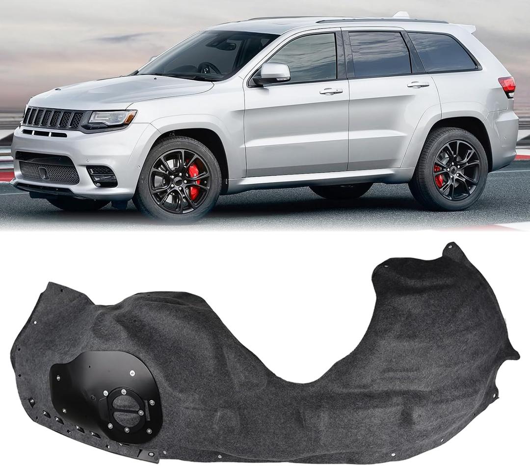 LH Fender Liner Assembly Compatible with 2017-2021 Jeep Grand Cherokee SRT Trackhawk 6.4L V8 Left Driver Side Replacement 68272334AD