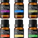 Essential Oils Set-Hotel Collection Diffuser Oil Gift Set,Premium Essential Oil for Diffusers, Home Care, Fragrance, Humidifiers (2.0 Fl Oz (6 x 0.34 Fl Oz))