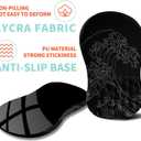 Ergonomic Mouse Pad Wrist Support with Memory Foam Massage Bulge, Carpal Tunnel Pain Relief Mousepad Wrist Rest for Mouse(12x8 inch,Sea Wave)