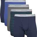 Gildan mens Underwear Boxer Briefs, Multipack, X-Large, Mixed Navy