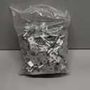 Blulu 250 Pcs Z-Purlin Clips for Angled Flanges 1/8"-1/4" Thick, Z Clips Steel Hanging Clamp for Suspending Grid Wire and Jack Chain from Bar Joists and Purlins (Silver)