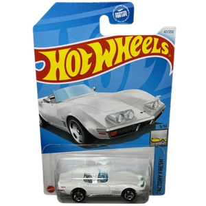 2023 HOT WHEELS HW GREEN SPEED FIAT 500e, Hot Wheels 2024 Mainline EL SEGUNDO COUPE 51/250, Hot Wheels ['72 Chevy Stingray Convertible] "White" 2024, Pack of 3
