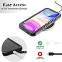 SPORTLINK Waterproof Case for iPhone 11, Full Body Heavy Duty Protection Full Sealed Cover Shockproof Dustproof Built-in Clear Screen Protector Rugged Case for iPhone 11 6.1 Inch Black