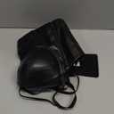 OYOANGLE Women's Pu Leather Cut Out Camisoles Strappy V Neck Backless Fitted Cami Crop Tops.M