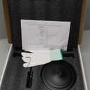 RUMOSE 13 Inch Matte Black Towel Stand Hand Towel Holder Bathroom Kitchen Vanity Countertop T-Shape Towel Rack Free Standing Stainless Steel Towel Bar Towel Ring