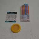 Lemon Food Saver Pod, 2 Pack Hook, 75 Count Straw