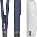 IG INGLAM Air Straightener, Style from Wet Hair, 2.2" Hair Dryer Straightener, 200M Negative Ionic, One-Step Air Straight for Medium and Long Length(14"-30"), Prussian Blue