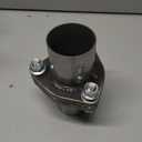 Exhaust Triangle Flange QuickFix Repair Pipe Kit w/Gasket & Hardware Universal 2.5" OD 3 Bolts