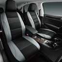 Skechers Mens Air-Cooled Seat Covers, Memory Foam Car Seat Covers Front Seats, Airbag Compatible,Universal Fit for Most Cars, SUVs, Vans and Trucks,Grey