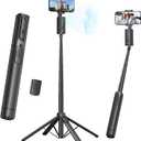Fuloview Auto Face Tracking Tripod,67'' Phone Tripod for iPhone,360° Rotation Follows Your Movement, Bluetooth Remote, Phone Holder for Vlog, Live Streaming, Video Call, Content Creators.