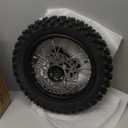 12" Rear Wheel 80/100-12 3.00-12 Dirt Bike Tire Rim Assembly Compatible with 110cc 125cc SSR SR125 KX65 Coolster QG-214 CX65 Baja DR70 Off Road Pit Bike Parts