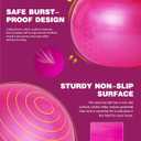 Harrison Howard Howdy Bally Mega Horse Play Ball Anti-Burst Giant Horse Ball 22 Inch-Magenta