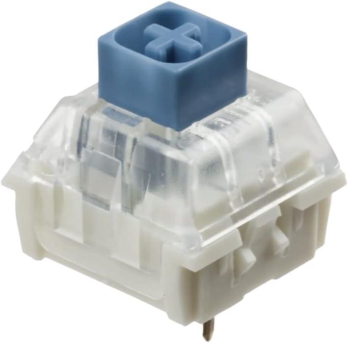 Ranked Kailh Box Key Switches for Mechanical Gaming Keyboards | Plate Mounted (Kailh Box Pale Blue, 65 Pcs)