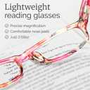 Gaoye Reading Glasses for Women, 6 pack Fashion Readers for Women Men Spring Hinge Eye Glasses, Blue Light Reading Glasses