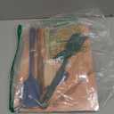 ChefAide 5 Pieces Silicone Spatula Set, Food Grade Rubber Spatula, Upgrade Strong Handle with Ergonomic Grip, Heat Resistant Up to 600F for Nonstick Cookware, Cooking (Neutral)