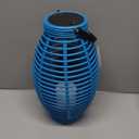 LED Lantern with LED Candle Garden Lantern for Outdoors, Solar Lights for Outdoors, Includes Solar Module and Battery, Party Decoration,