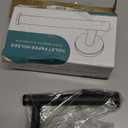 SetSail Toilet Paper Holder Wall Mount Screw-in Matte Black Bathroom Toilet Paper Roll Holders Stainless Steel Tissue Holder for Bathroom Hardware Accessories, Drill Hole