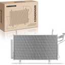 A-Premium Air Conditioning A/C Condenser Compatible with Nissan Pathfinder 2013-2019 & Infiniti QX60 2014-2018, JX35 2013, 2.5L 3.5L, Replace# 4201, 921003JA0E