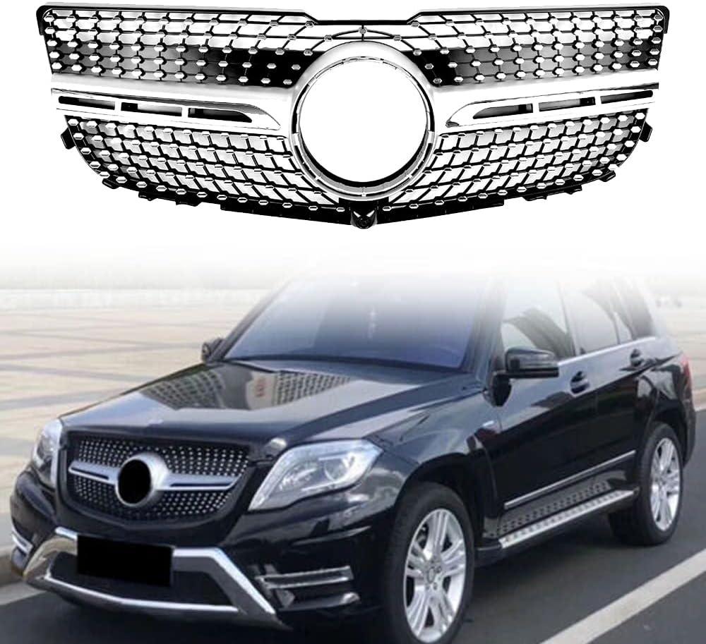 Grill Compatible For Mercedes Benz X204 GLK Front Grille GLK200 GLK220 GLK250 GLK350 GLK300 DIAMOND 2012 2013 2014 2015