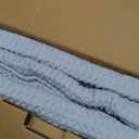 Bedsure 100% Cotton Blanket Queen Size for Bed - Breathable and Soft, Waffle Weave Blanket for Summer Spring, Sky Blue, 90x90 Inches