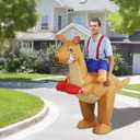 InfleasJoiy Kangaroo Adult Fun Costume for Big & Tall, One Size