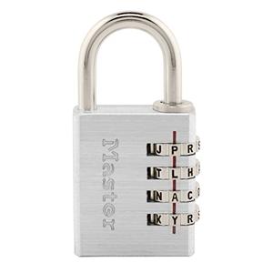 Master Lock 643DWD Set Your Own Word Combination Lock 1-9/16 in. Wide Silver