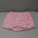 KOSUSANILL Women Lolita Bloomers Shorts Y2k Ruffle Layered Lace Sheer Pumpkin Mini Pants Pettipants Sexy Boy Bottoms Panties (Small)