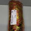 Alupssuc 8 Pieces Total 66 FT Christmas Tinsel Garland, Metallic Shiny Twist Garland Hanging Decorations for Christmas Party Indoor and Outdoor Decor, Red and Gold