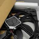 ApplianPar Engine Radiator Cooling Fan Assembly for Jeep Wrangler 2012-2017 Wrangler JK 2018 3.6L