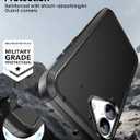 Magnetic for iPhone 17 Case, Compatible with Magsafe,2X Screen Protector,Military-Grade Protection, Drop-Proof Phone Cover for iPhone 17 6.3 inchs,Black