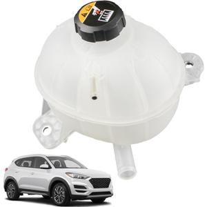25431D3600 Engine Coolant Expansion Reservoir Tank With Cap Replacement Compatible With 2016-2021 Hyundai Tucson Radiator Recovery Tank Replaces 25431-D3600 25431D3600PFM HY3014120