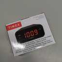 Timex Alarm Clock with Large Display, Digital Alarm Clock for Bedroom Includes 120V Universal Power Adapter (T121B - Black)