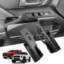 Door Side Storage Box Compatible with Toyota 4Runner 2025 2026 6th Gen&Compatible with Toyota Tacoma 2024 2025 Double Door Side Box Insert Glove Pallet,Effectively protect the car lift button