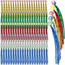 Leyndo 300 Pcs Colorful Streamer Balls Rubber Comet Ball Decorations for Party Favors, Goodie Bag Stuffers,Piñata Fillers, Assorted Colors (Count Undetermined)