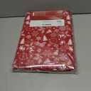 Home Bargains Plus Bell and Snowflakes Cotton Blend Tablecloth, 60 x 102 Inch Rectangle, Red Christmas Bell and Snowflake Pattern, Holiday Table Cover for Festive Dining and Seasonal Decor