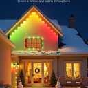 Permanent Outdoor Lights for House, 100ft Smart RGB LED Eave Lights Outdoor Decor with App/Remote Control, IP67 Waterproof Lighting with Multi Scene Modes for Christmas, Daily, Party, Holiday