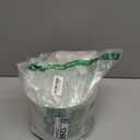 LIYH 100 Pcs Light Green Gold Plastic Dessert Plates with 100 Pcs Gold Dessert Plates, Disposable Sage Green Salad Plates, Includes: 100 Appetizer Plate 7.5" & 100 Golden Cake Forks 5"