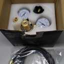 RX WELD Argon Regulators Gauges Gas Welding, Regulator for MIG and TIG, CGA580 Inlet Connection