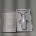 7 Color Galvanic Machines - Red Light Therapy for Face and Neck, Face Massager Tool for Wrinkles, Double Chin, Vibrating Facial Massager with Thermals, White