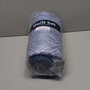 Quilt Set Queen Size 3 Pieces,Striped Plaid Bedspread Coverlet Set,Mineral Blue Boho Summer Bedding Set Soft Microfiber Bedding Set with 2 Pillow Shams 96"x90"