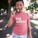 Big Sister Shirt Outfit Announcement Toddler Sibling Reveal to be 18 Months 2t 3t
