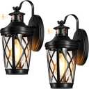 Amazon.com: VIANIS Exterior Lighting Fixtures, Black Outdoor Motion Sensor Light, 2-Pack Outdoor Lanterns for Porch, Anti-Rust Dusk to Dawn Sensor Wall Mount, Modern Exterior Wall Sconce Outside Lights for Patio : Electronics