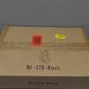 Small Book Shelf with Drawer,4 Tier Black Tree Bookshelf,Wooden Desktop Bookcase,Modern Desk Display Storage Bookshelves,Floor Standing Organizer Bookcases for Living Room,Bedroom,Office