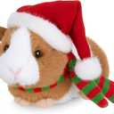 Bearington Collection Jolly Ginny The Guinea Pig Christmas Plush, 8 Inch Guinea Pig Stuffed Animal, Ideal Christmas Stuffy Gift for Toddlers, Kids & Teens