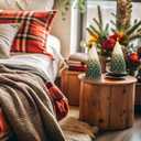 MTLEE 2 Pcs Christmas Tree Shaped Candles Large White Green Xmas Wax Scented Candles 2.5 x 5.5 inch Snow Tree Shaped Candle for Christmas Holiday Table Decoration (Gradient)