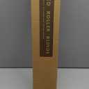 Allesin Motorized Roller Blinds with Remote Control for Windows, Blackout Automatic Smart Shades, Dry Battery Powered Electric Blind (White 28" W x 72" H)