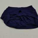 Mid Rise Swim Skirt - 2025 Bathing Suit Skirt with Built-in Bikini Bottom Waistband Skort Swimsuit Bottoms for Women, L
