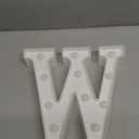 HXWEIYE Light Up Letters LED Marquee Letters Lights Sign 26 Alphabet and 10 Number Big Lights Letter for Party Birthday Bar Battery Powered Christmas Decor Letter Lights (Warm White W)